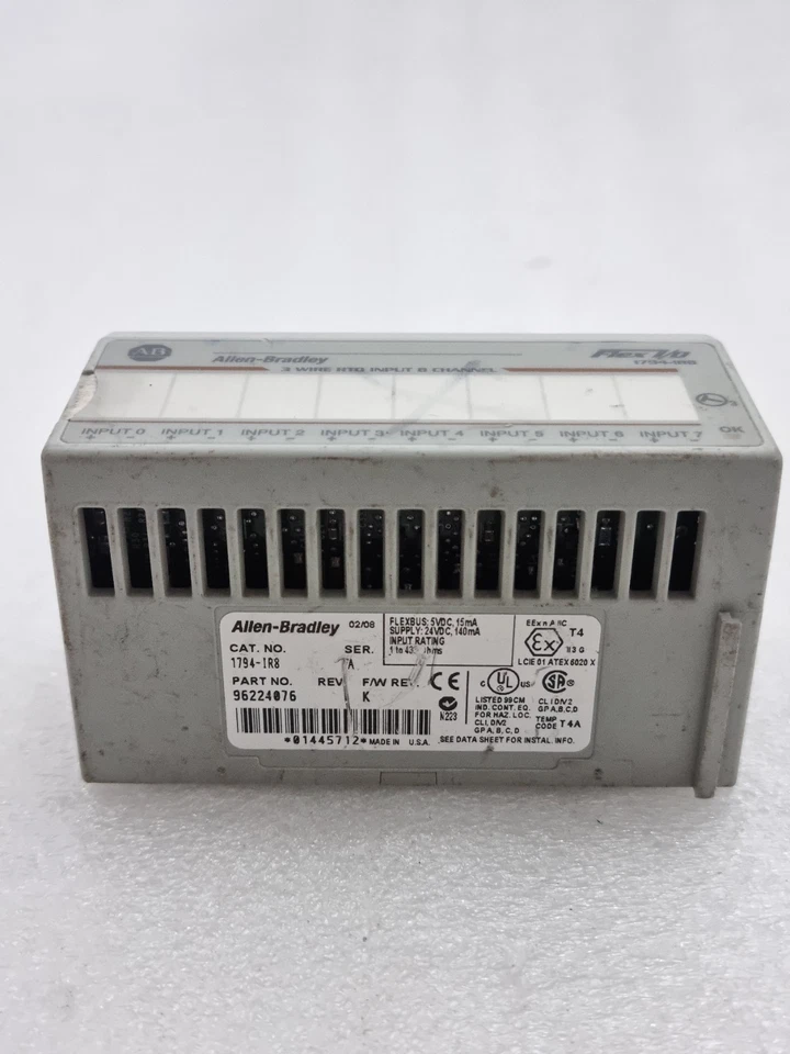 Allen Bradley 1794-IR8 Analog Input Module Ser A Flex I/o Made in USA